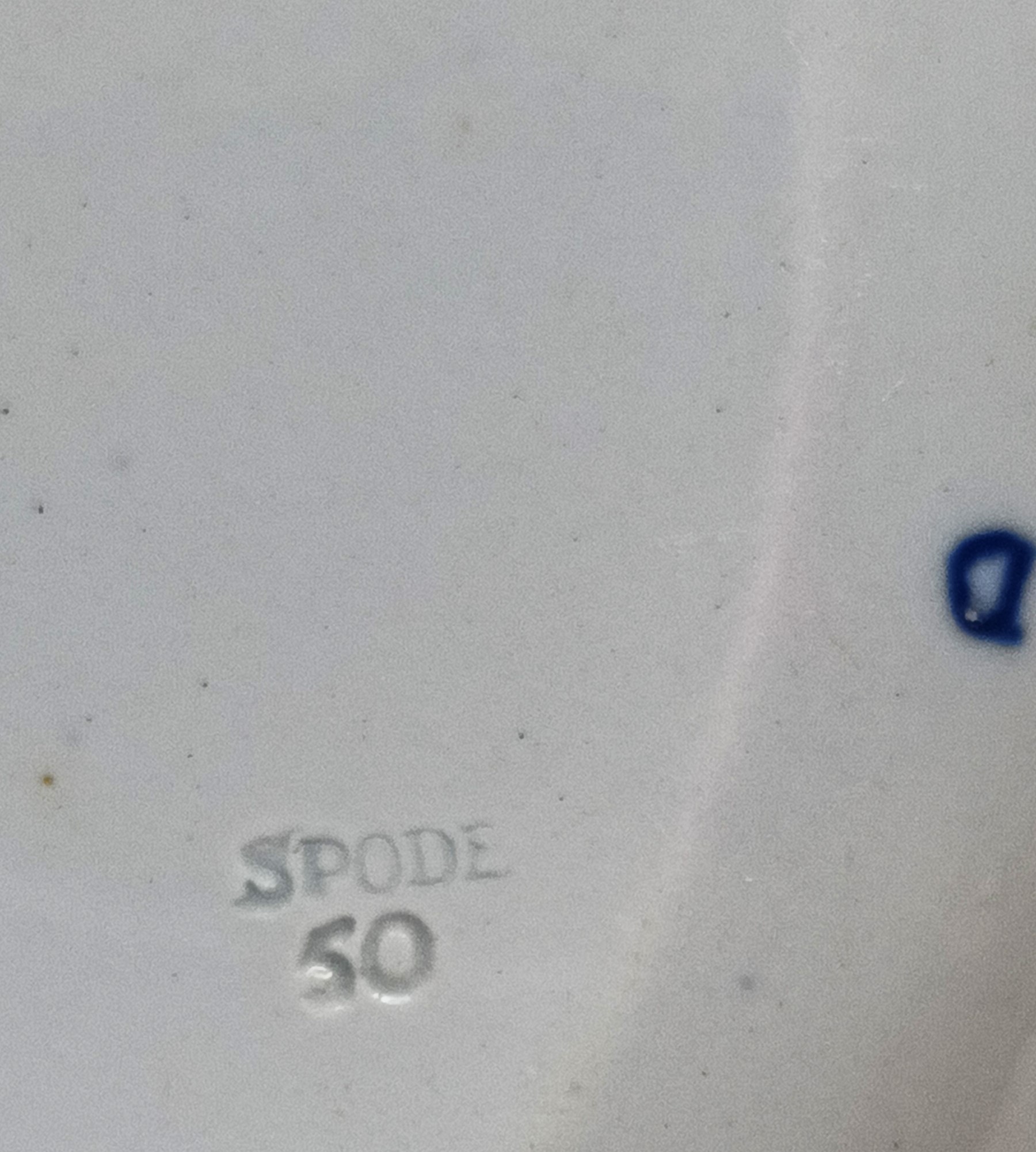 Antique English Georgian Blue & White Transfer Plate ~ "Sarcophagi at Cacamo" ~ Spode - Image 3